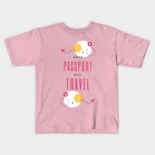 Wanderlust Travel Lover Vacation Kids T-Shirt